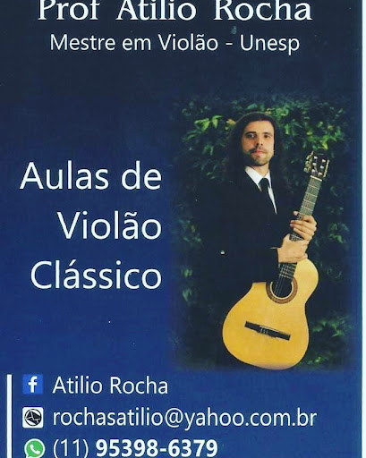 Logo da empresa - Atilio Rocha violão clássico