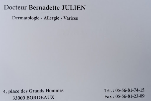 Julien Bernadette - Cabinet de dermatologie