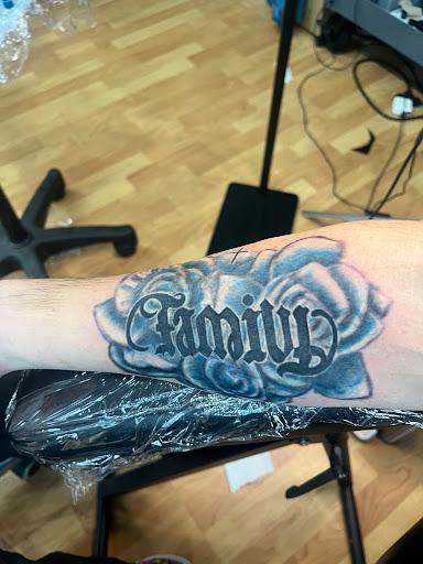 Explore monster hunter tattoo ideas, creative tattoo ideas in Belgrade, available at The Loyal Sparrow Tattoo and Piercing