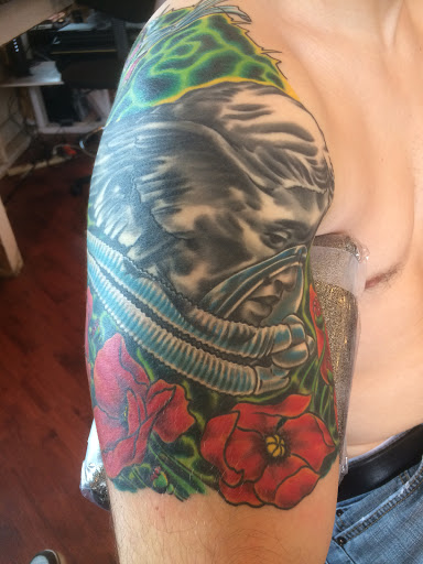 Explore small guy tattoo ideas, creative tattoo ideas in Hanover, available at Gypsy Skull Tattoo