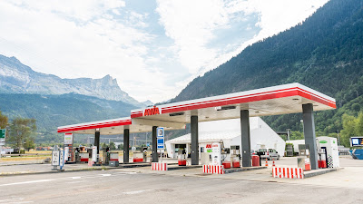 Aire de services de Passy le Fayet en direction de Chamonix - ATMB à Passy
