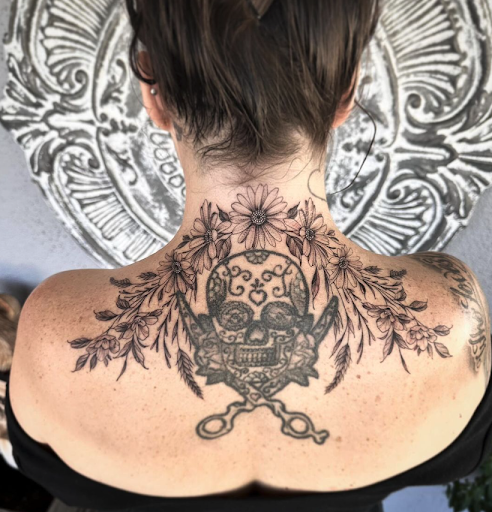 Explore cute neck tattoo ideas, creative tattoo ideas in Morgan Hill, available at Sailors Ink