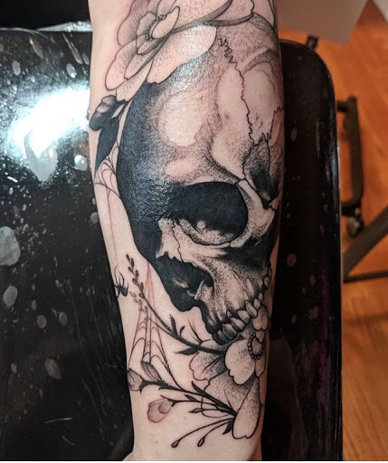 Explore banner tattoo ideas, creative tattoo ideas in Tucson, available at The Painted Lady Tattoo