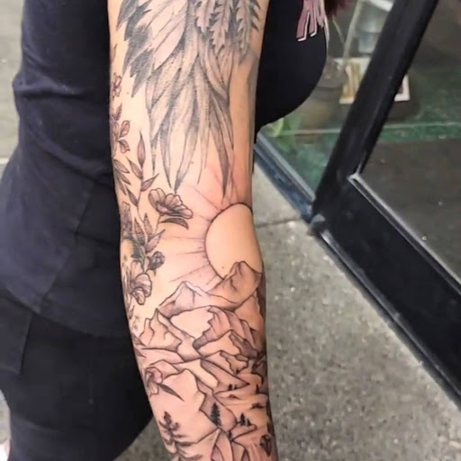 Explore heart on my sleeve tattoo ideas, creative tattoo ideas in Vancouver, available at Studio X Tattoos & Piercings