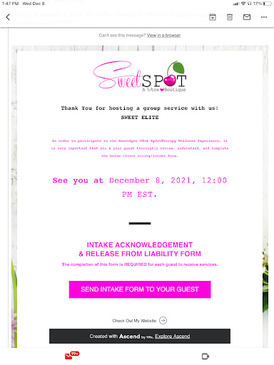 Wellness Center «SweetSpot Vtox Boutique», reviews and photos, 675 Metropolitan Pkwy SW #6018, Atlanta, GA 30310, USA