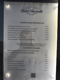 Restaurant Bistrot ciucciarella à Calvi - menu / carte