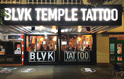 Blvk Temple Tattoo