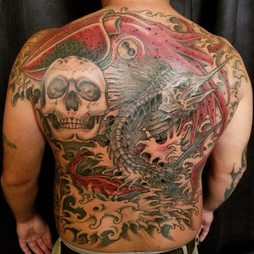 Explore tattoo photography ideas, creative tattoo ideas in Charleston, available at Broken Lantern Tattoo