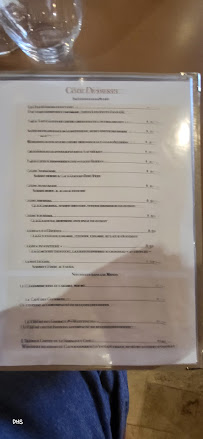 Côté Resto à Honfleur menu