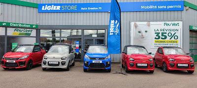 LIGIER STORE - AUTO EVASION 70 - VOITURES SANS PERMIS LIGIER ET MICROCAR à Lure