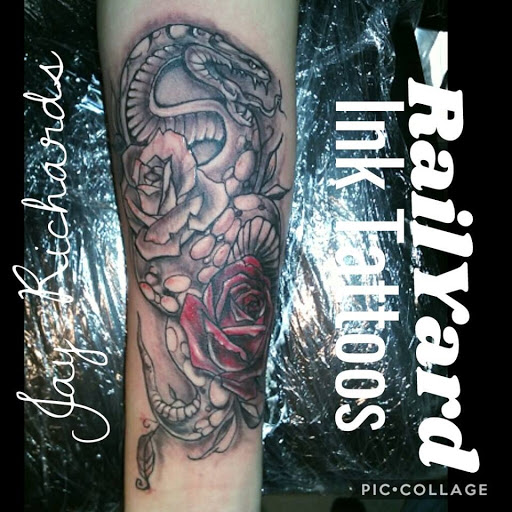 Find skull tattoo ideas male for your next unique tattoo in Roanoke at RailYard INK