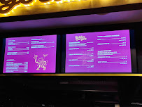 Menu du Golden Burgers à Berlin