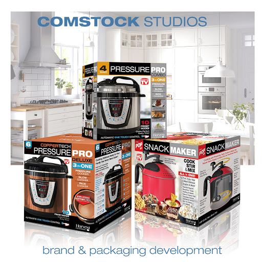 Comstock Studios Packaging Design