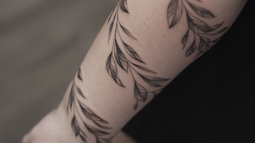 Explore mens forearm sleeve tattoo ideas, creative tattoo ideas in Saint Johns, available at Flamingo Ink