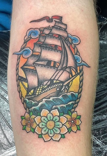 Explore golf ball tattoos ideas, creative tattoo ideas in Weatherford, available at Weatherford Tattoo Co.