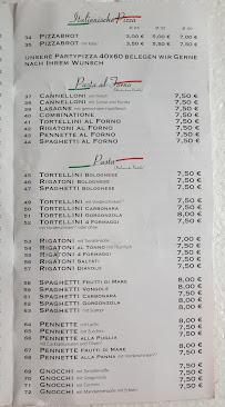 Menu du Da Nico à Enkenbach-Alsenborn