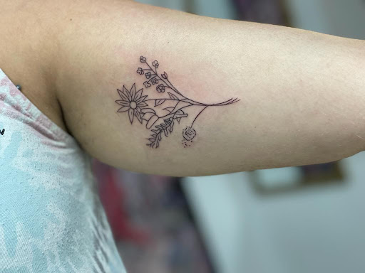 Explore cross tattoo idea, creative tattoo ideas in Butler, available at Red Parlour Tattoo & Piercing NJ