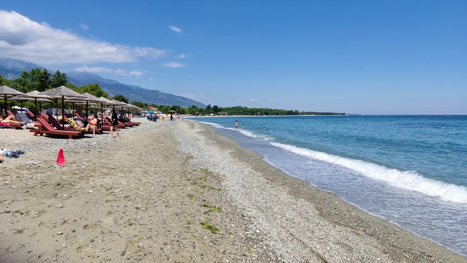 Fotografie cu Panteleimon beach cu nivelul de curățenie in medie