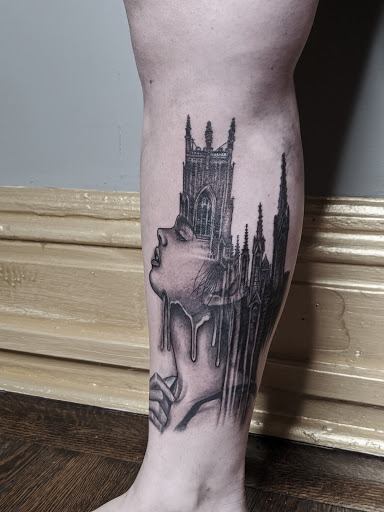 Explore dante's inferno tattoo ideas, creative tattoo ideas in Pittsburgh, available at Dark Matter Tattoo Collective