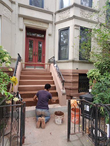 Liyana Construction-Brownstone facade & stoop restoration-Brooklyn, NY image 2