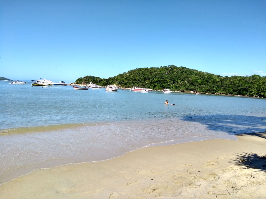 Photo of Magalhães Beach backed by cliffs