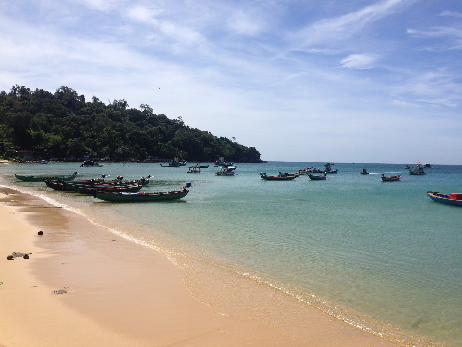 Foto van Ganh Dau Beach met helder zand oppervlakte