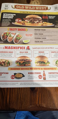 Old Wild West Terracina à Terracina menu