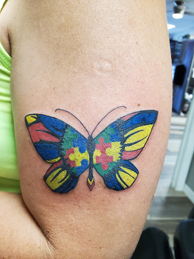 Explore boba fett tattoo ideas, creative tattoo ideas in Elmira, available at P.S. By Brandy