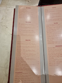 Restaurant Café de l'Opéra à Paris - menu / carte