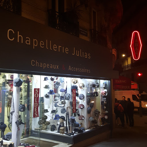 Magasins de chapeaux en Paris