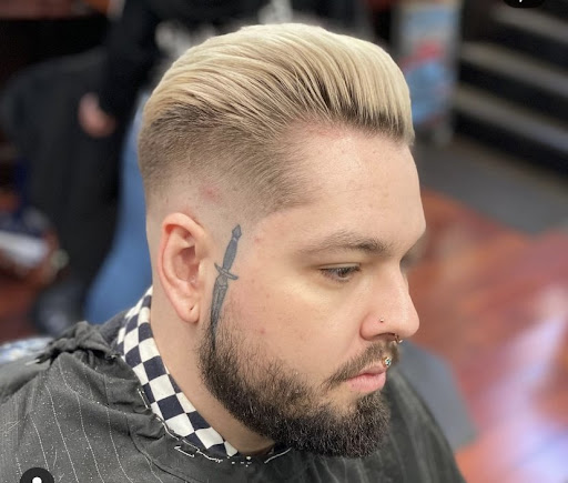 Explore linear tattoo ideas, creative tattoo ideas in Boston, available at Boston Barber & Tattoo Co.