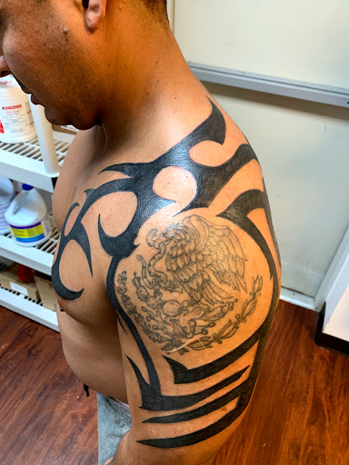 Explore pennywise tattoo ideas, creative tattoo ideas in Seymour, available at American Gypsy Tattoo Corp.