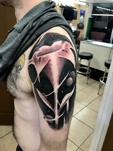 Explore art deco tattoo ideas, creative tattoo ideas in Oklahoma City, available at Creative Tattoos