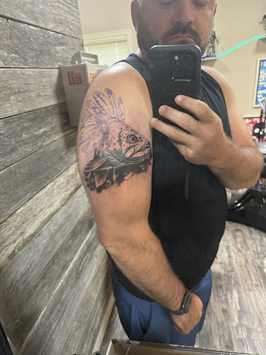 Explore female warrior tattoo ideas, creative tattoo ideas in Eugene, available at Subdermal Art Collective Tattoo and Piercing Eugene