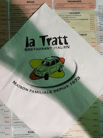 Menu du La Tratt à Besançon