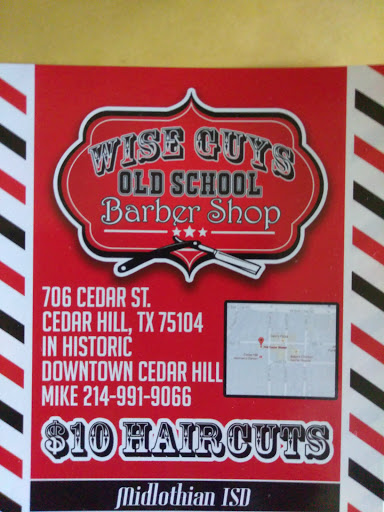 Barber Shop «Wise Guys Old School Barber Shop», reviews and photos, 610 Cedar St, Cedar Hill, TX 75104, USA