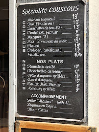 Menu / carte de L’amalgame à Paris