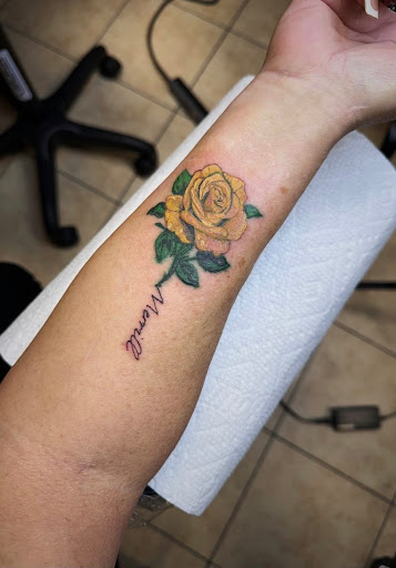 Explore paisley tattoo ideas, creative tattoo ideas in Houston, available at 333 Tattoo Studio HTX