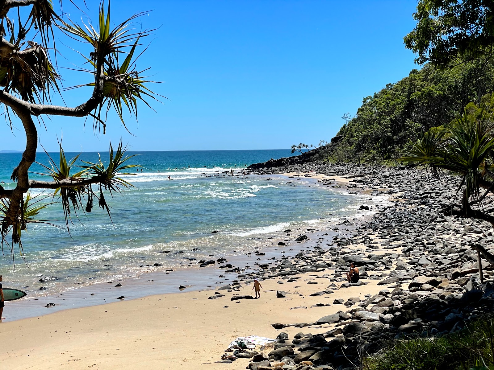 Foto van Tea Tree Bay Beach met ruim strand