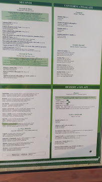 Menu du Ristorante Isola Verde à Costa Rei