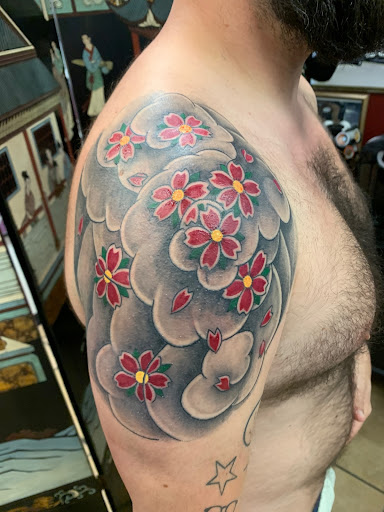 Explore witch hat tattoo ideas, creative tattoo ideas in Tampa, available at Angel Tattoo