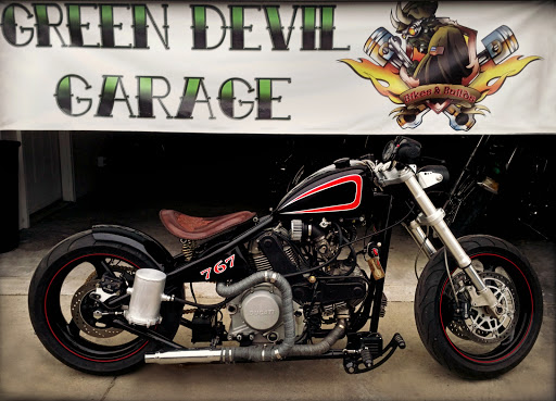 Motorcycle Repair Shop «Green Devil Garage», reviews and photos, 553 S Birdneck Rd #209, Virginia Beach, VA 23451, USA