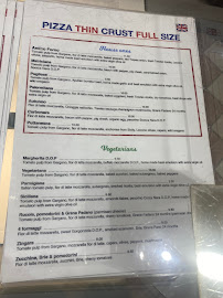 Pizzas à emporter Antico Forno à Venice - menu / carte