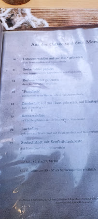 Restaurant Kochpott à Grömitz menu