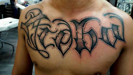 Explore mens collarbone tattoo ideas, creative tattoo ideas in Waipahu, available at Inkflicted Tattoo