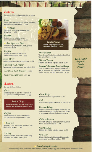 Seafood Restaurant «Lone Cabbage Fish Camp», reviews and photos, 8199 W King St, Cocoa, FL 32926, USA