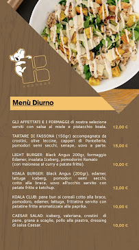 Menu du Koala Foodbar à Gaiarine