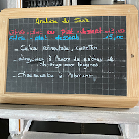 Restaurant français La Méduse à La Rochelle (le menu)