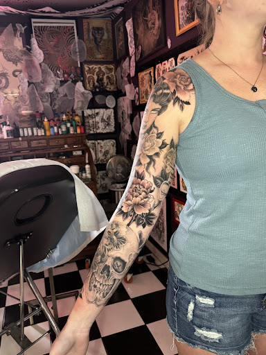 Find cat tattoos ideas for your next unique tattoo in Georgetown at Iron Rite Tattoo South