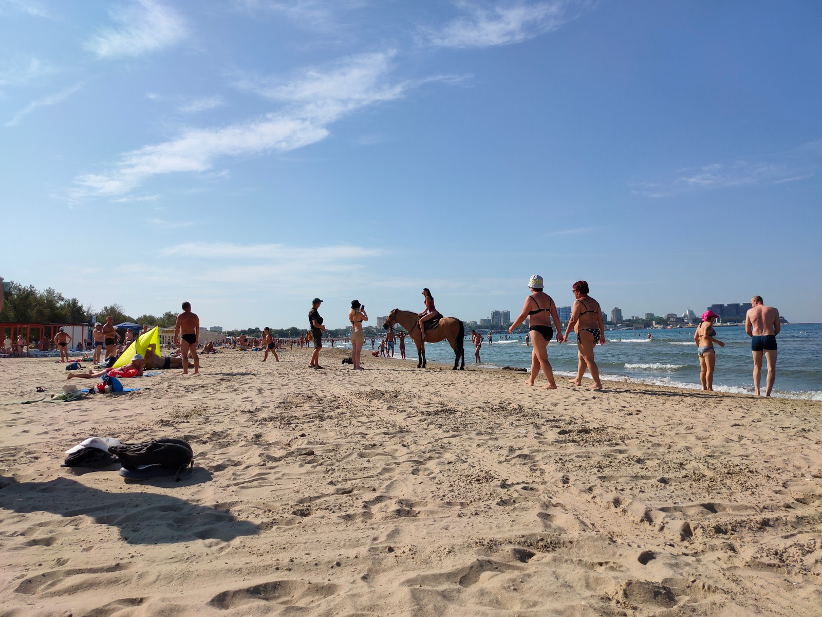 Sanmarin Plajı'in fotoğrafı uzun koy ile birlikte